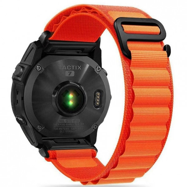  Ремінець Tech-Protect Nylon Pro для Garmin Fenix 5 | 6 | 6 Pro | 7 Orange (9319456607710)